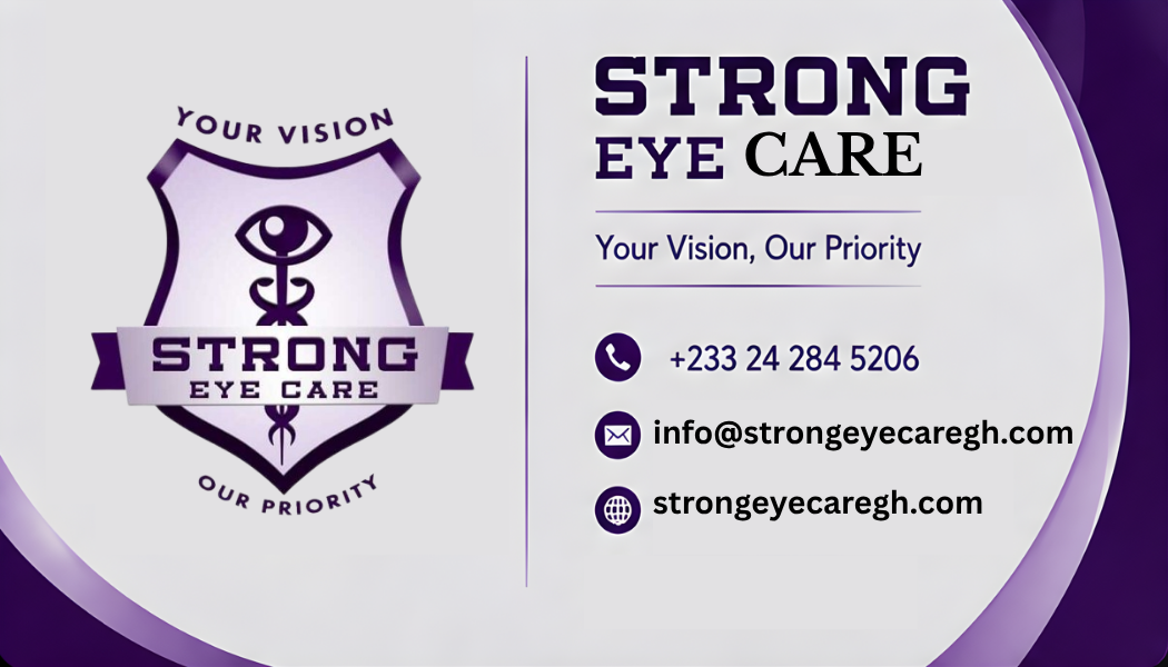 Strong Eye Care Contact Card